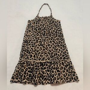 Leopard Backless Dress